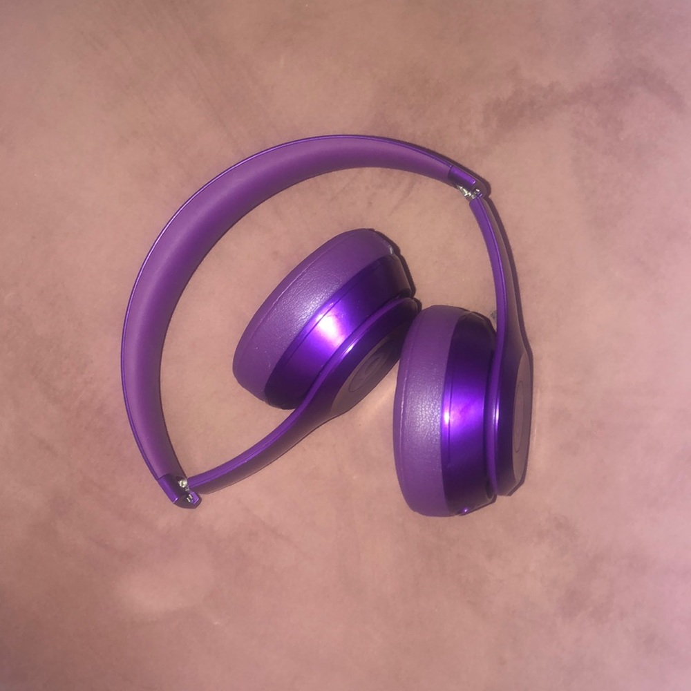 Purple beats headphones